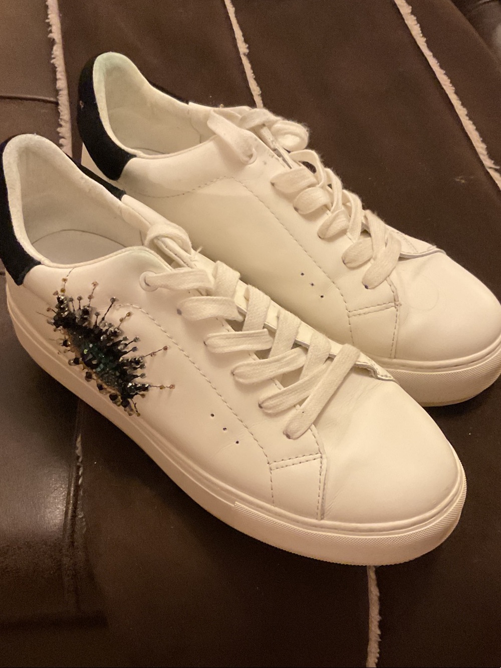 Kurt Geiger Ladies Evil Eye Tennis Shoes Size 41 US Size 10 Retail $188 Sneakers